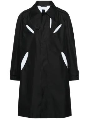 Aperture Cut-Out Trench Coat