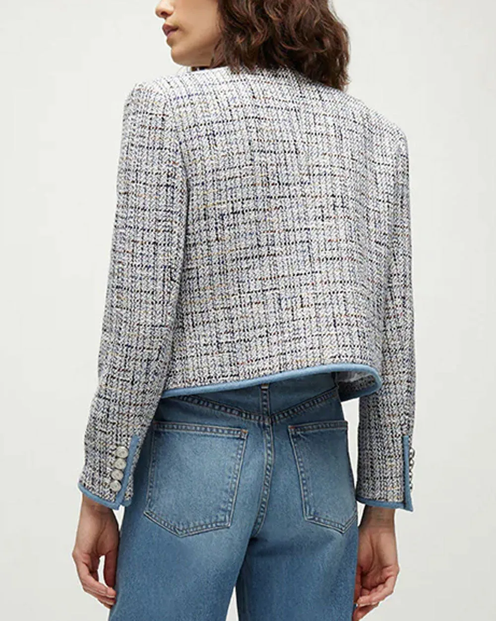 Blue Tweed Darla Jacket