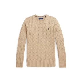 Cable-Knit Cotton Sweater (Big Kids)