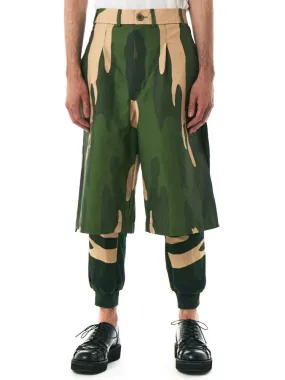 Camouflage Shorts (AW2016-110010 GREEN CAMOUFLAGE)