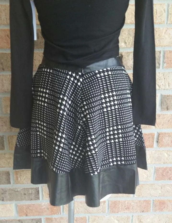 Checkered Mini Skirt