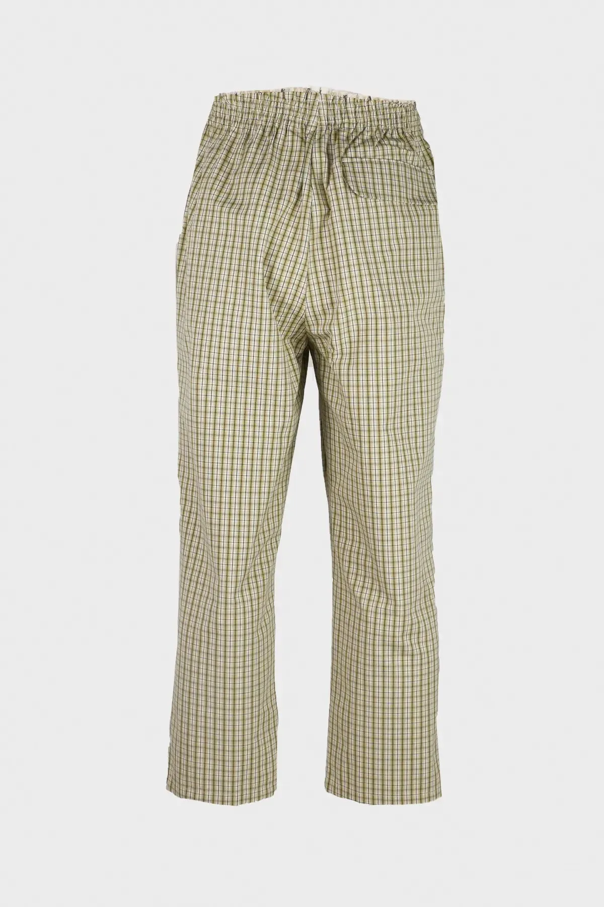 Custom Cotton Pants Cu Cu Pants - Green Check