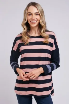 ELM - Becca Longsleeve Tee - Blush