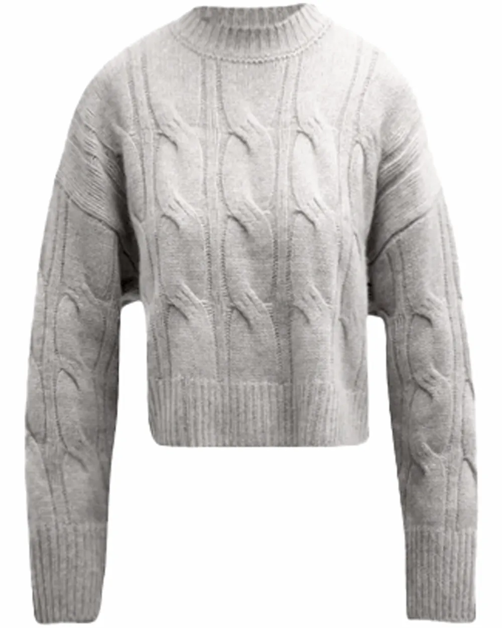 Foggy Cable Knit Tristan Sweater