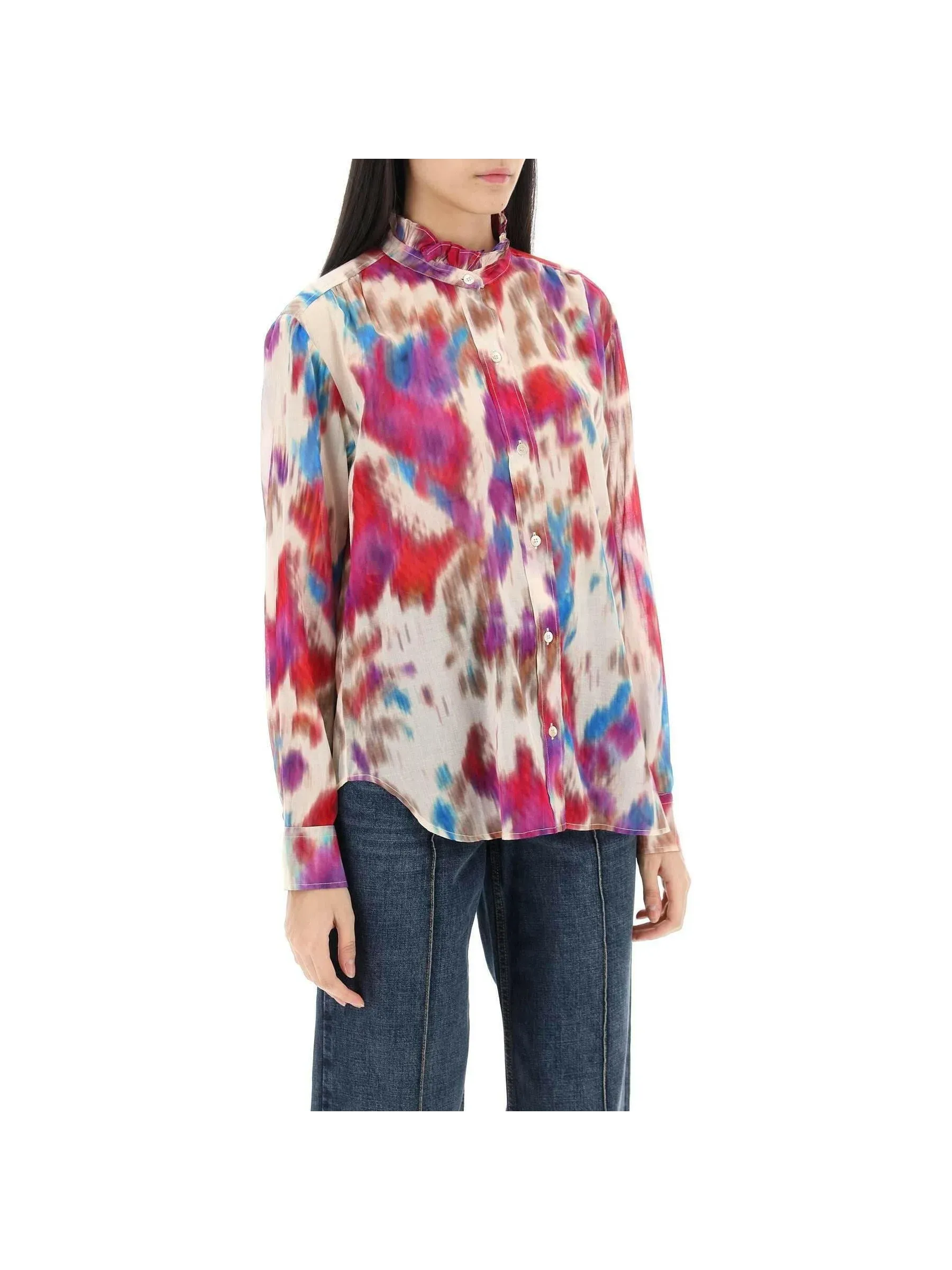 Gamble Tie-Dye Cotton Shirt