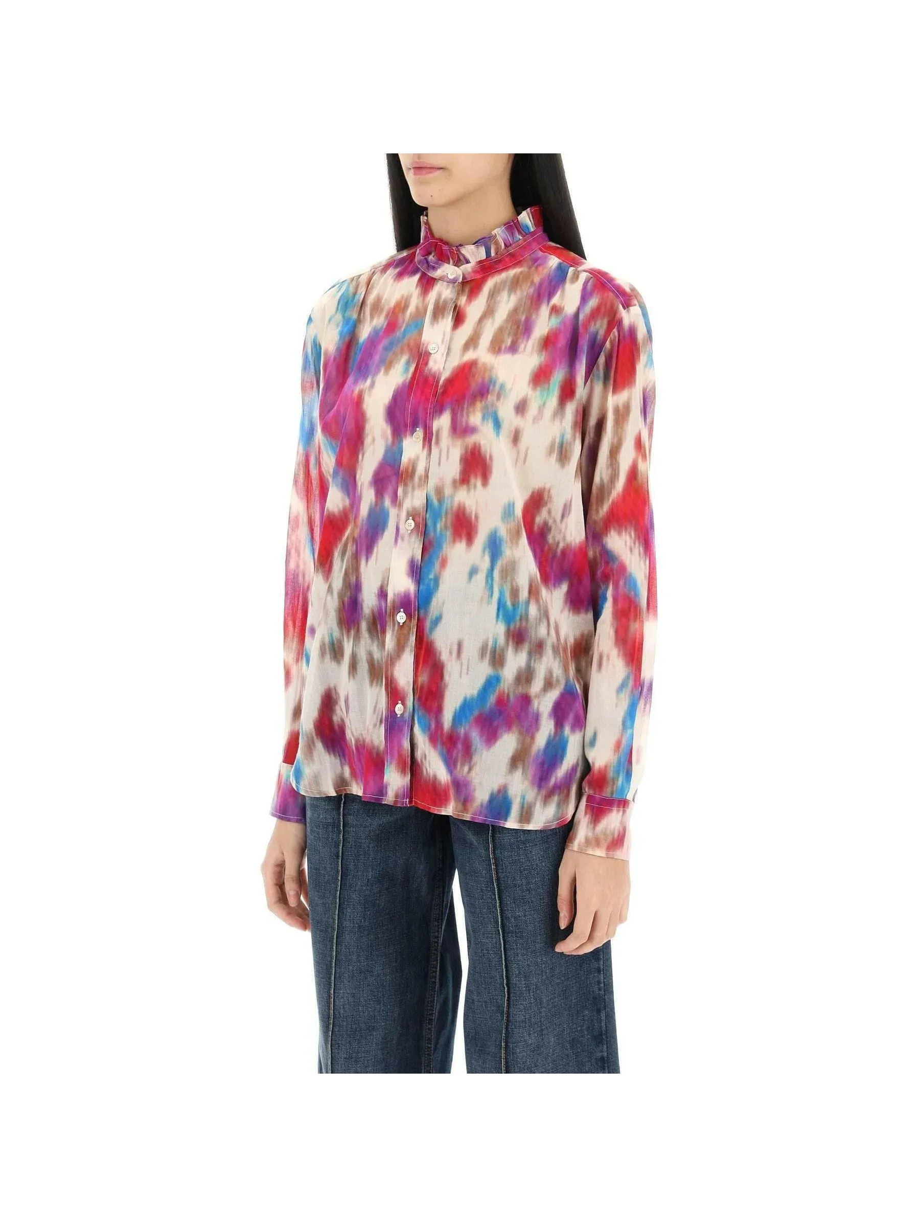 Gamble Tie-Dye Cotton Shirt