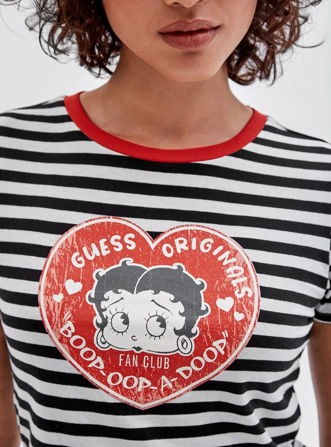 Guess Originals x Betty Boop Black Striped Baby T-Shirt