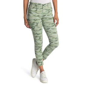 Joe's Jeans The Icon Camo Ankle Skinny Jeans Soft Green