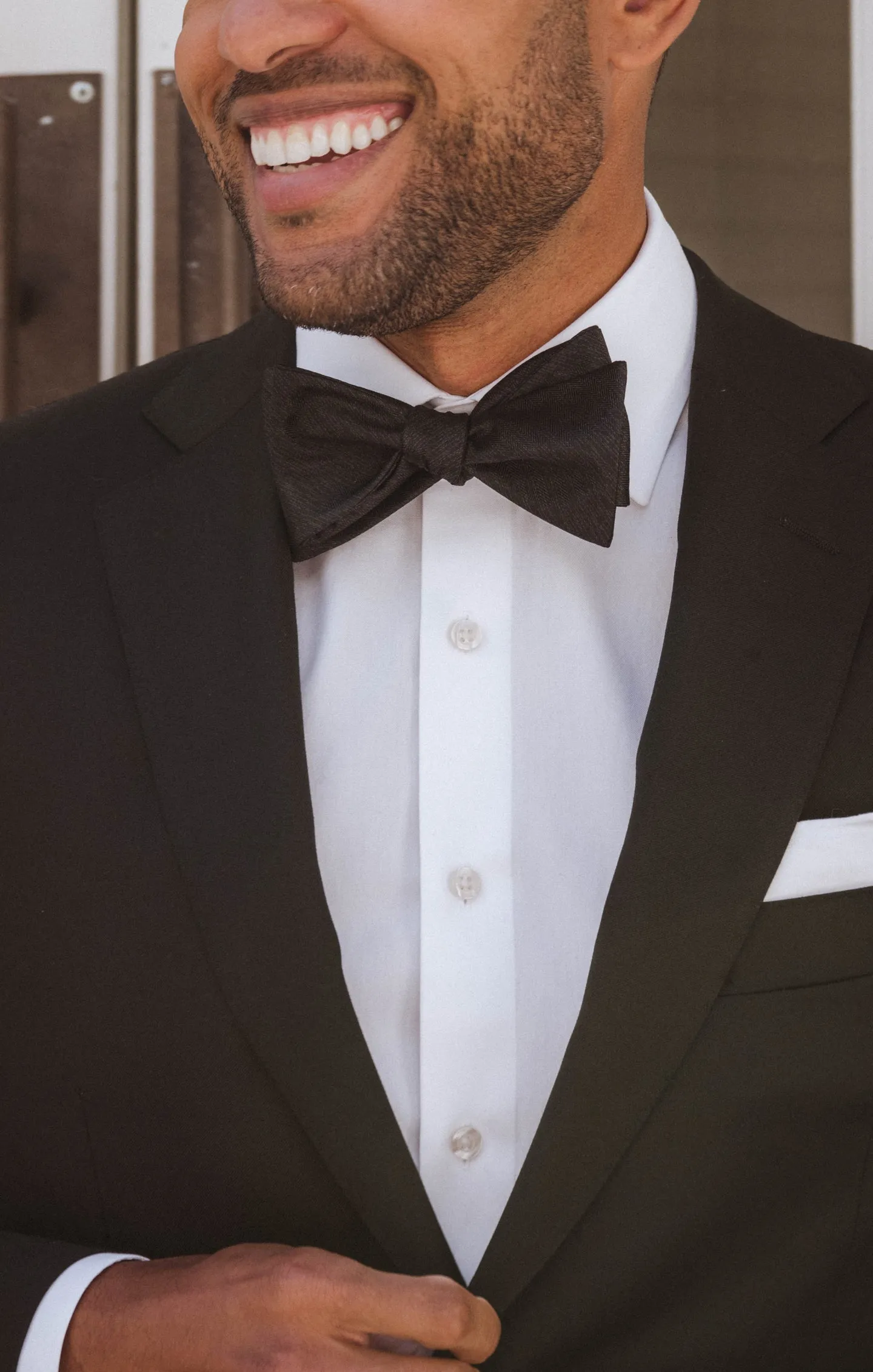 Josh Bow Tie ~ Black Solid