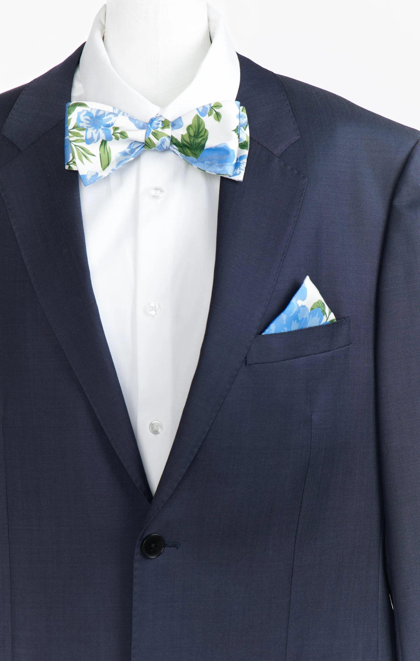 Josh Bow Tie ~ Cottage Floral Blue