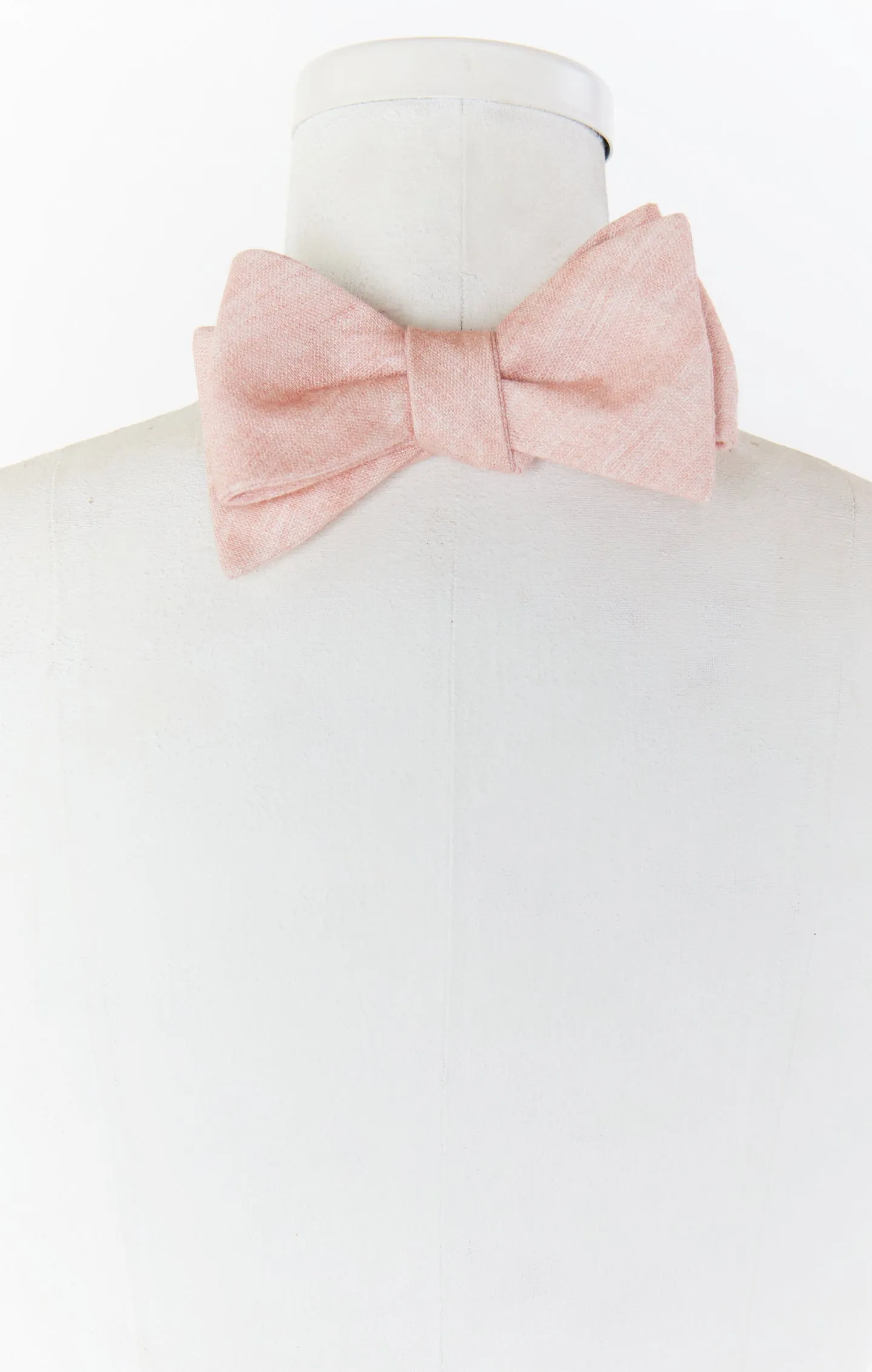 Josh Bow Tie ~ Dusty Blush Linen