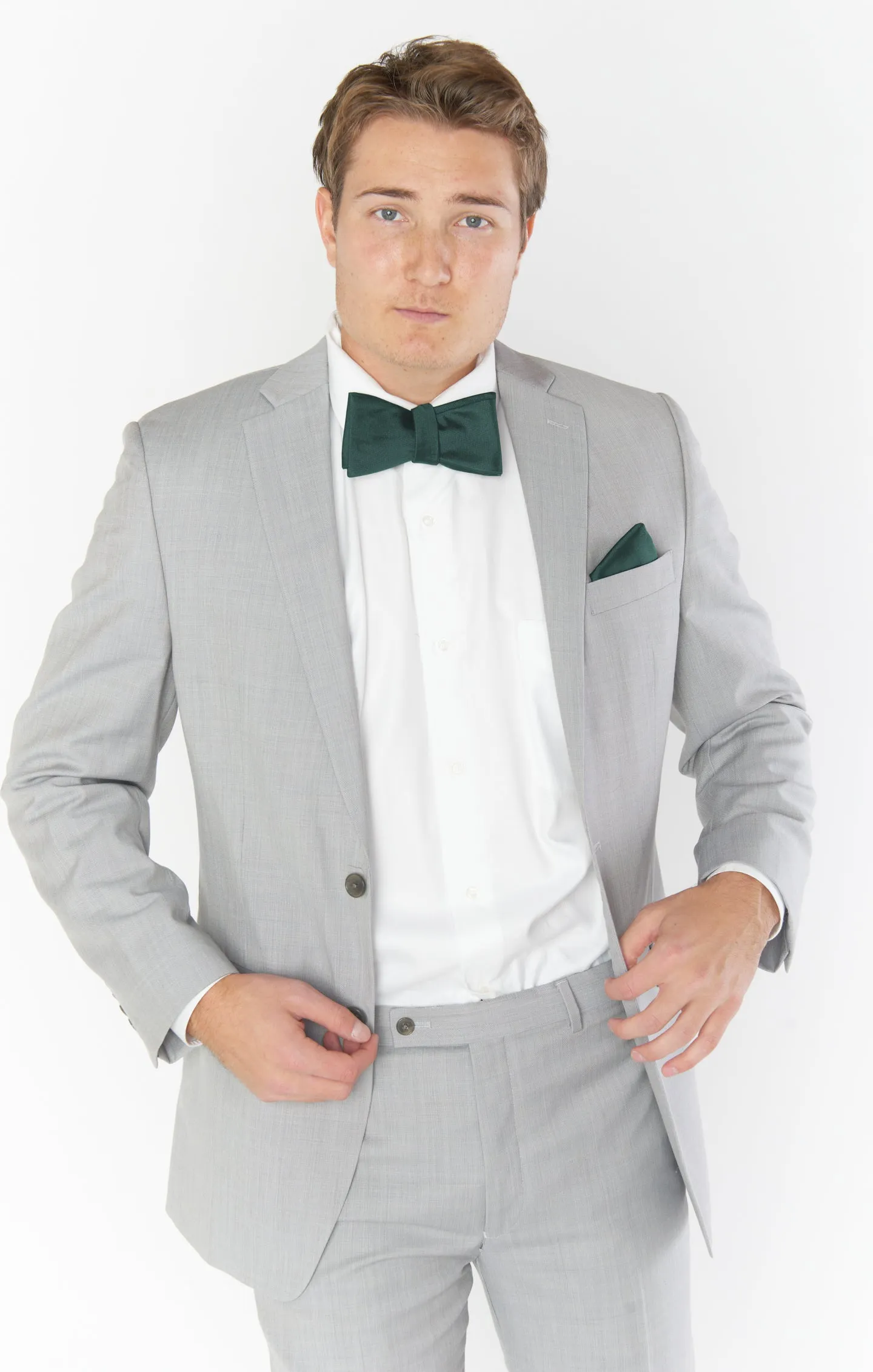 Josh Bow Tie ~ Emerald Green Solid