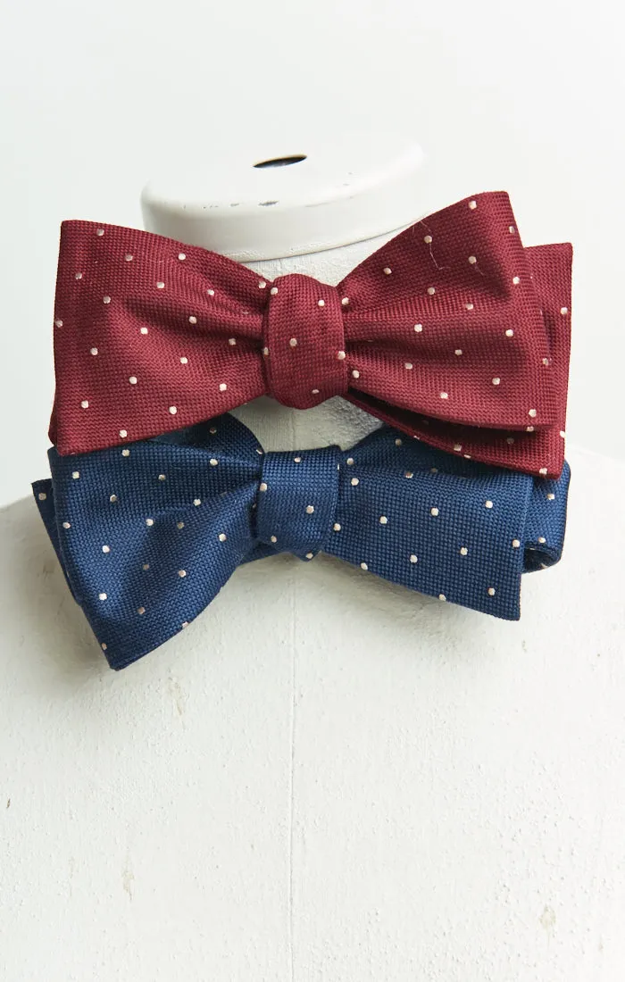 Josh Bow Tie ~ Rich Navy Dot