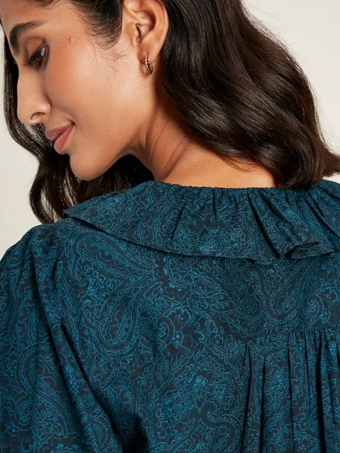 Joules Fallon Paisley Waterfall Blouse