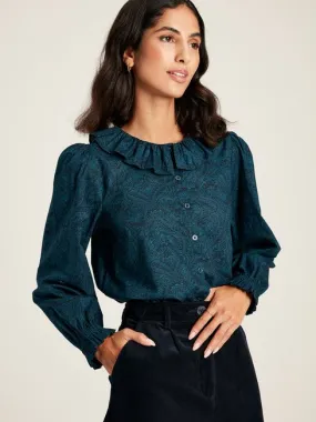 Joules Fallon Paisley Waterfall Blouse