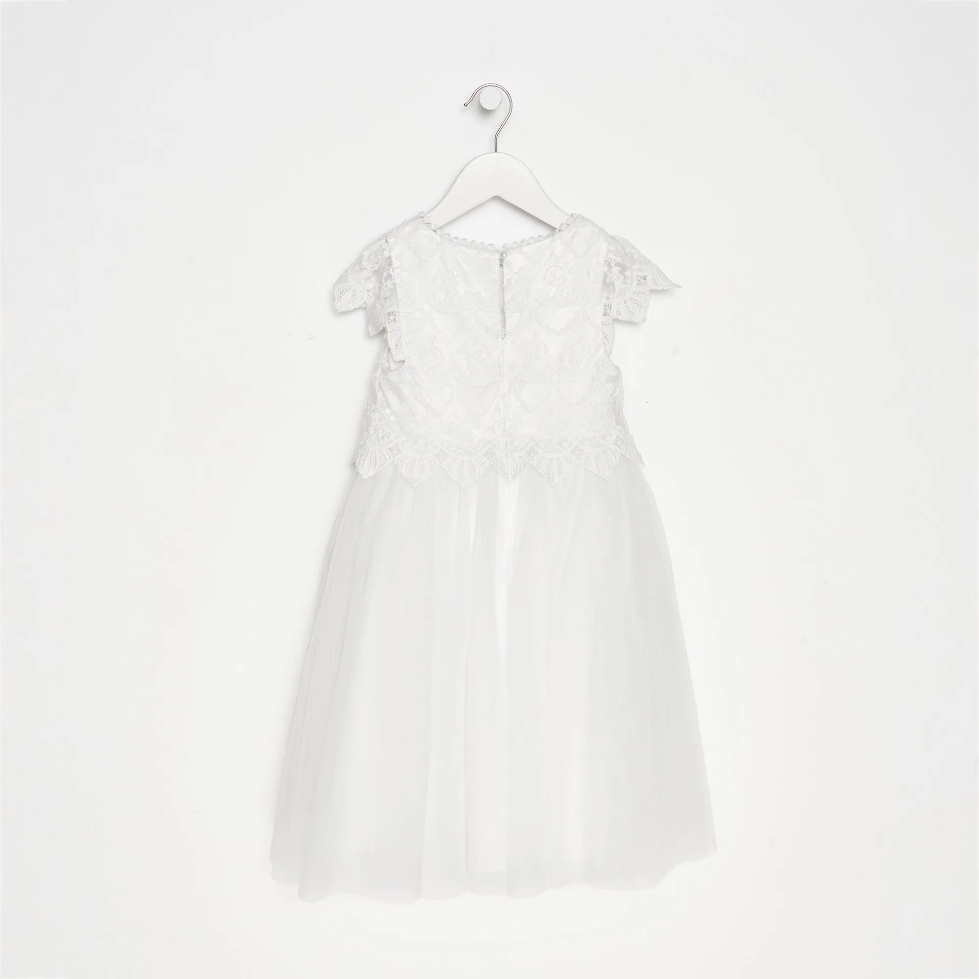 Lucy Lace Bodice Dress - Ivory