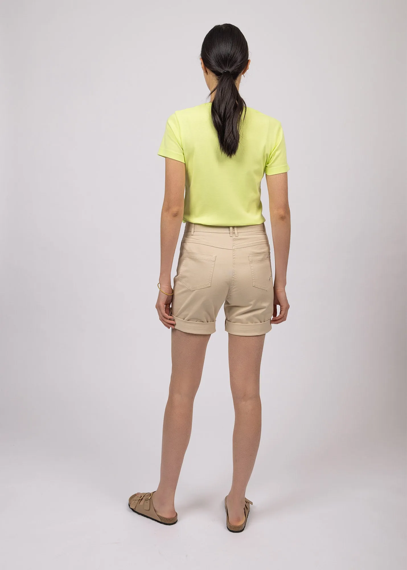 Marie Bermuda shorts - in cotton gabardine (PLAGE)