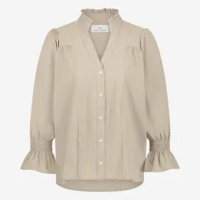 Olivia Blouse Technical Jersey | Sand