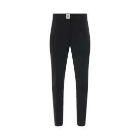 Pants with 4G Buckle in Black