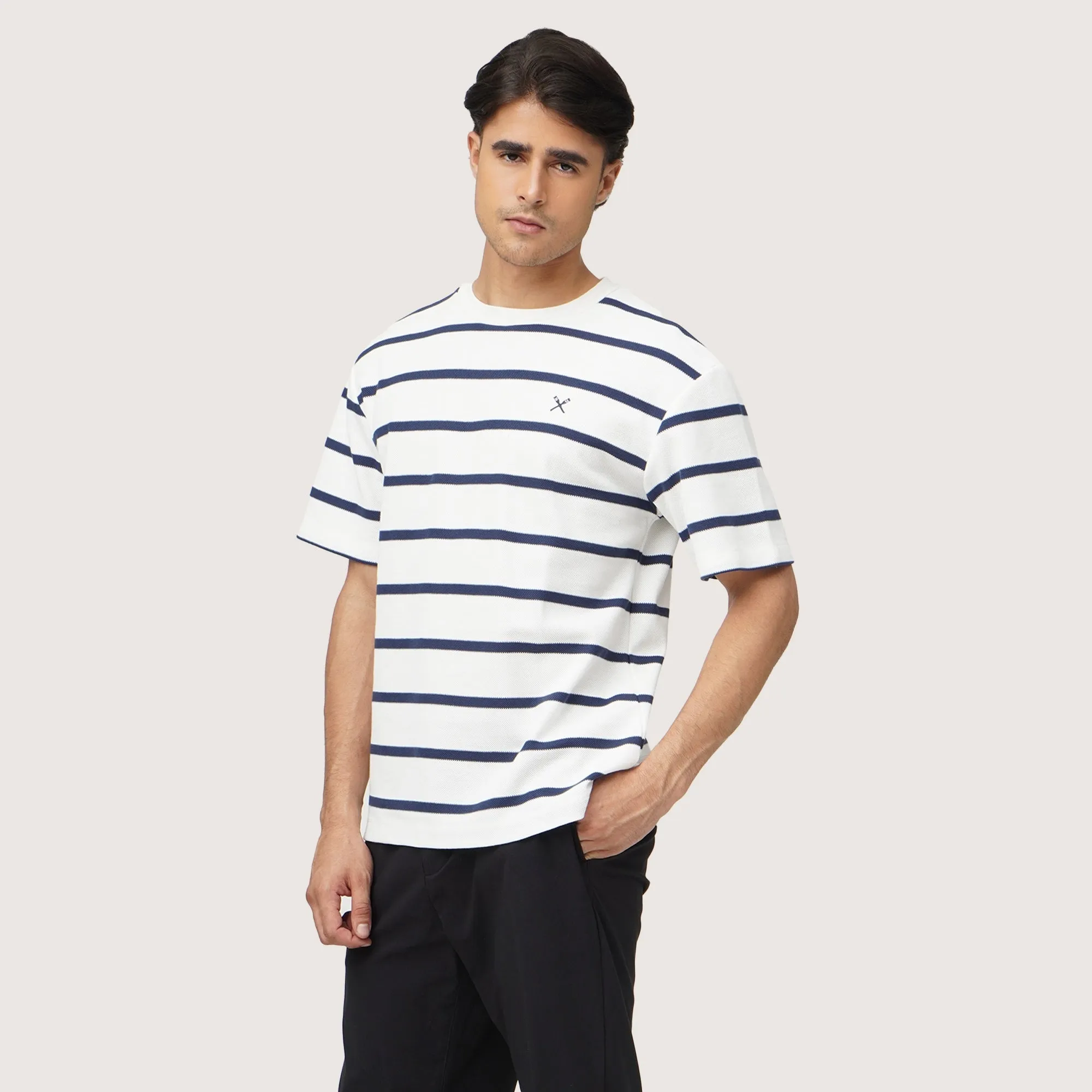 Relaxed Fit Striped T-Shirt