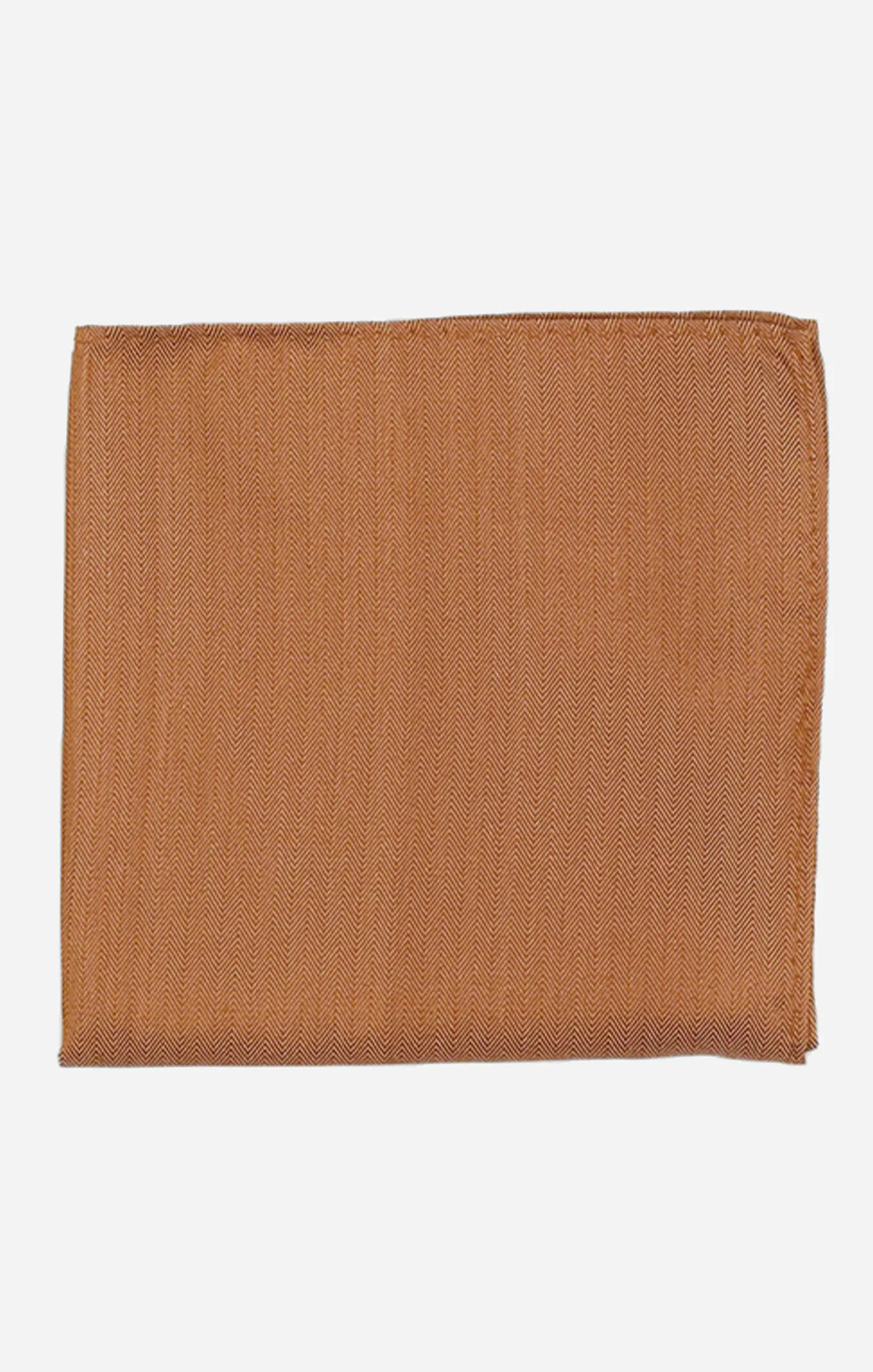 Sam Pocket Square ~ Copper Solid