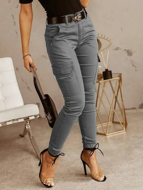 Slimming Ankle Cargo Pants