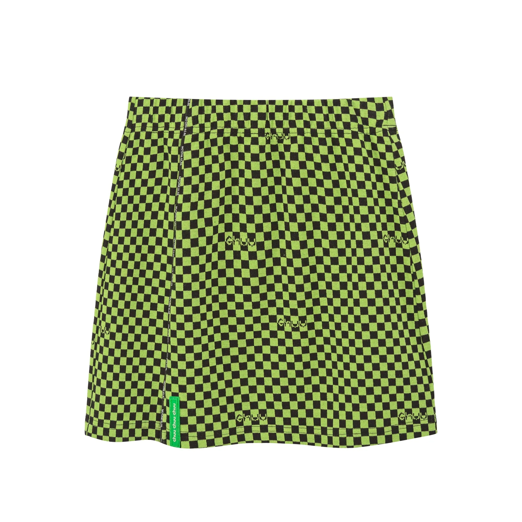 Some Statements Mini Checkered Skirt