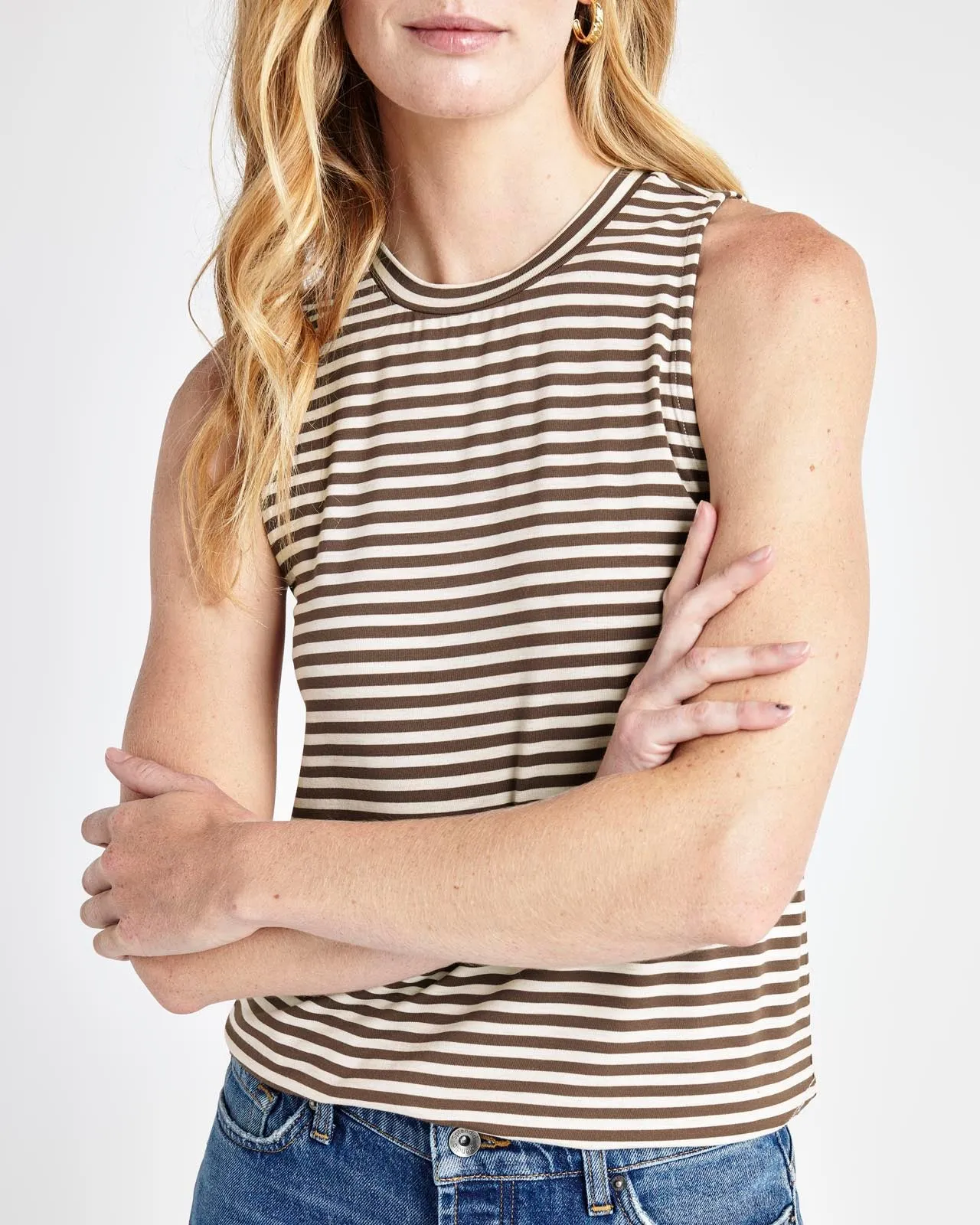 Striped Bamboo Tank