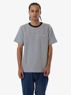 Tribute To Chaos Stripe Merch Fit Tee - Black