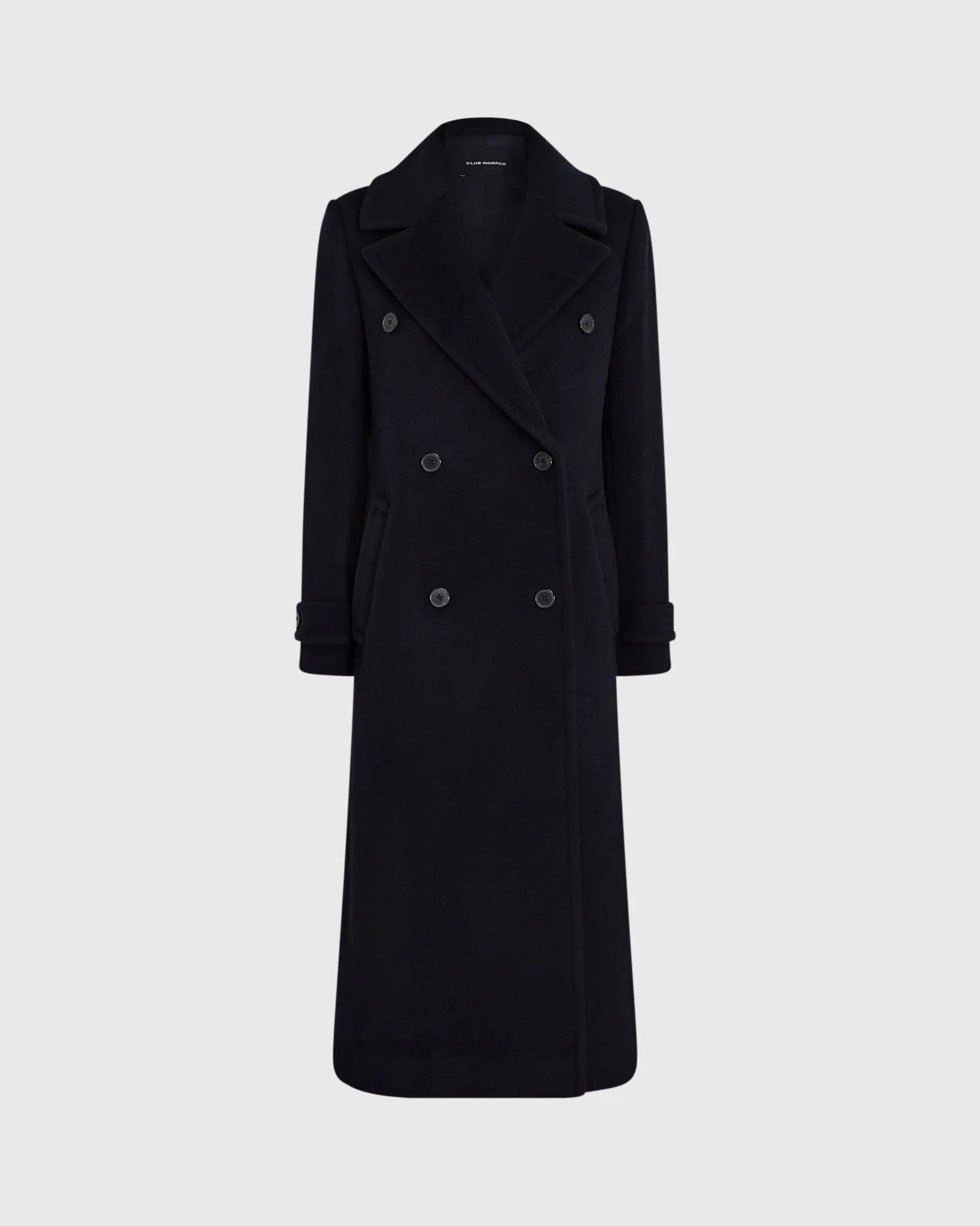 Wool Double-Breasted Coat