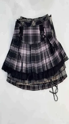 Y2K checkered Mini Skirts (SR-240)